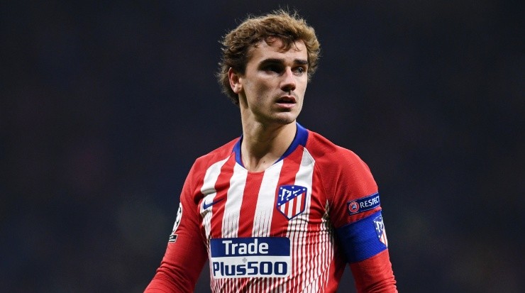 Antoine Griezmann in action for Atletico Madrid in 2018. (Getty)