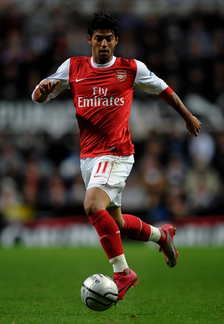 Carlos Vela con Arsenal (foto: Getty Images).
