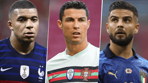 Kylian Mbappé (Francia), Cristiano Ronaldo (Portugal) y Lorenzo Insigne (Italia) son algunas de las figuras de las Eliminatorias UEFA. (Fotos: Getty).