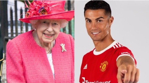 La Reina Isabel y Cristiano Ronaldo, quien vuelve al Manchester United.