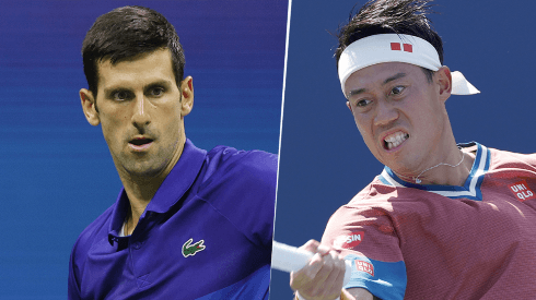 Novak Djokovic vs. Kei Nishikori por el US Open (Foto: Getty Images).