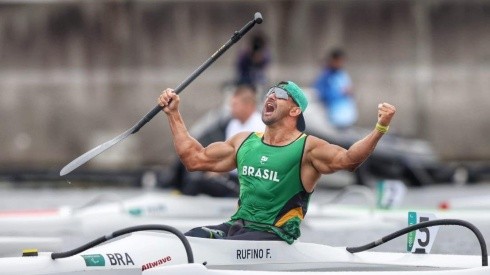 Fernando Rufino é o campeão da categoria VL2 da canoagem nos Jogos Paralímpicos de Tóquio 2020 (Foto: Miriam Jeske/CPB)