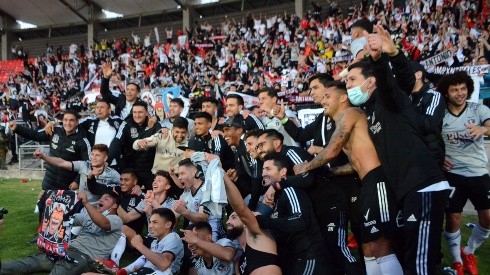 Lana Jozic festeja a Colo Colo campeón de la Copa Chile