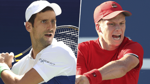 Novak Djokovic vs. Jenson Brooksby. (Fotos: Getty Images).