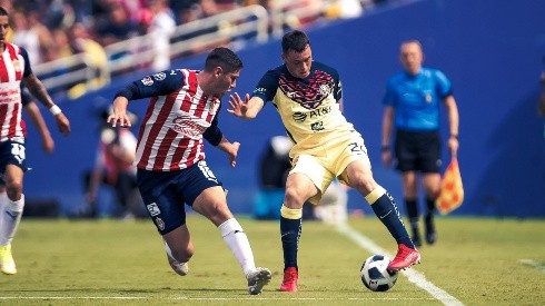 Federico Viñas hizo el único gol del partido.