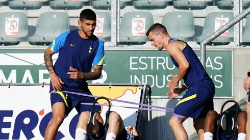 Cristian Romero y Giovani Lo Celso, Tottenham (Foto: Getty Images)