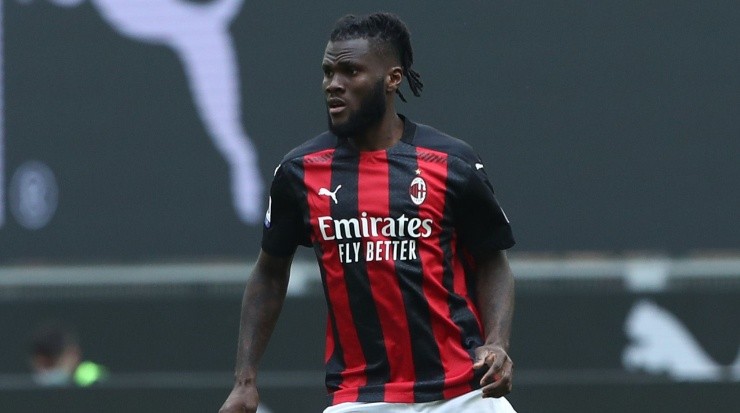 Franck Kessie’s contract with Milan expires at the end of the season. (Getty)