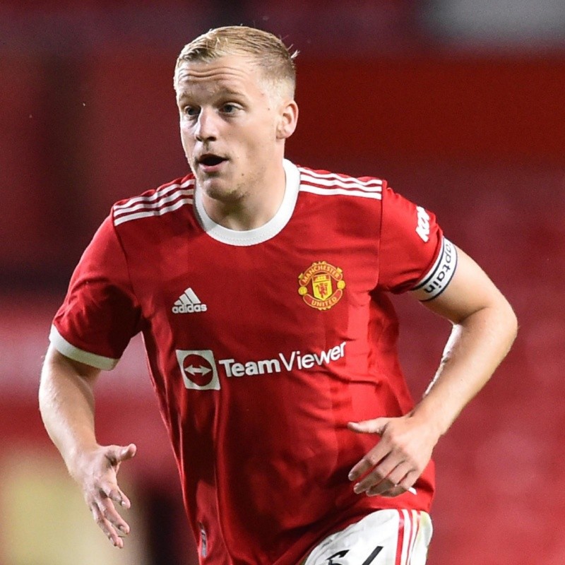 Van de Beek se olvidó de Cristiano en su equipo ideal de Manchester United