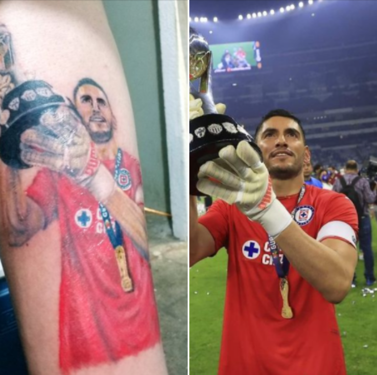 Chuy Hidalgo tatuaje Jesús Corona