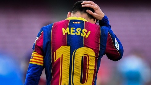 Lionel Messi en un encuentro con Barcelona.