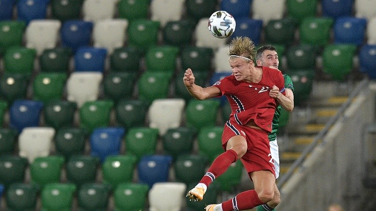 Erling Haaland, la máquina de anotar que tiene Noruega.