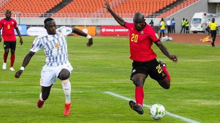 Acción de juego en las Eliminatorias de África.