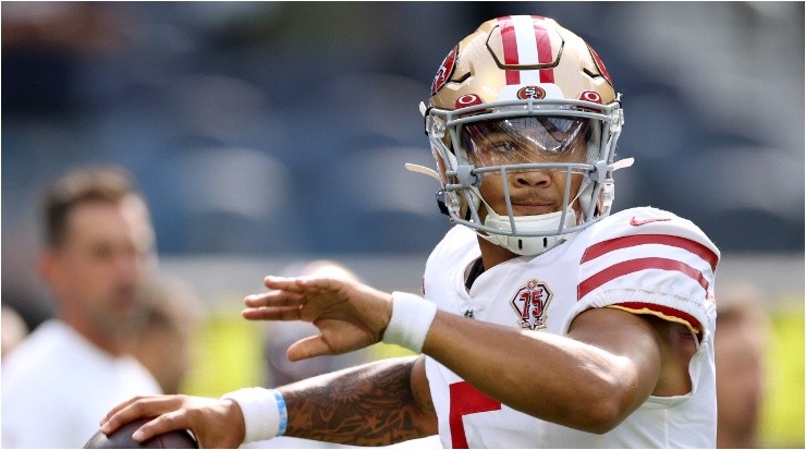 Trey Lance. (Getty)