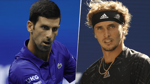 Novak Djokovic vs. Alexander Zverev. (Fotos: Getty Images).