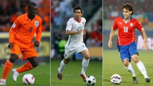 Seedorf, Deco e Valdivia são 3 dos jogadores que decidiram jogar em outro país, mesmo  tendo nascido em outra nação