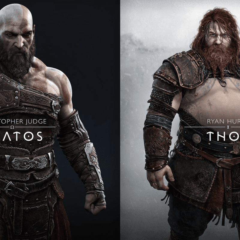 Kratos NÃO TEM CHANCE! ALTURA ABSURDA de THOR e Outros Personagens de God  of War [PS4] 