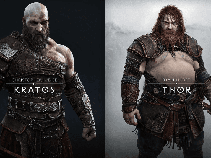 Novas imagens de God of War: Ragnarok destacam visual de Thor, Tyr