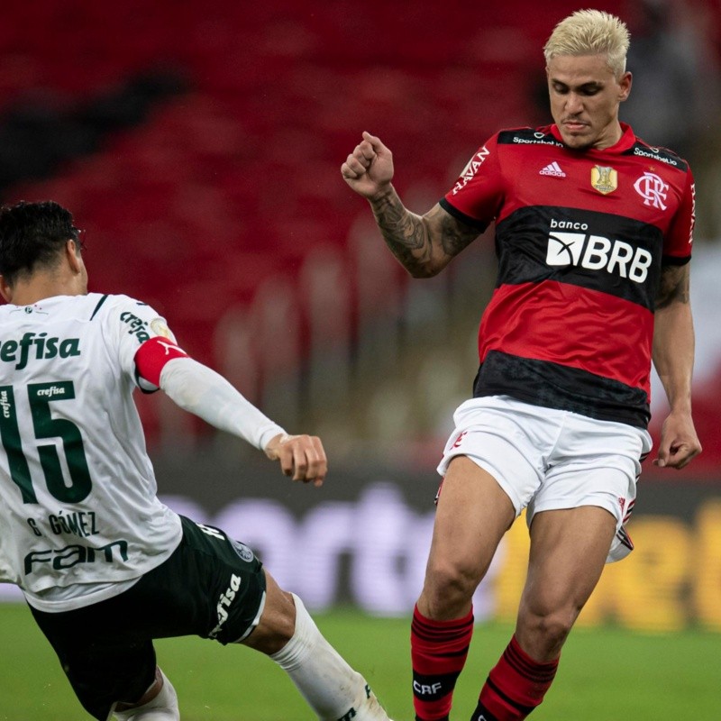 Flamengo tem larga vantagem contra o Palmeiras nos últimos dez jogos