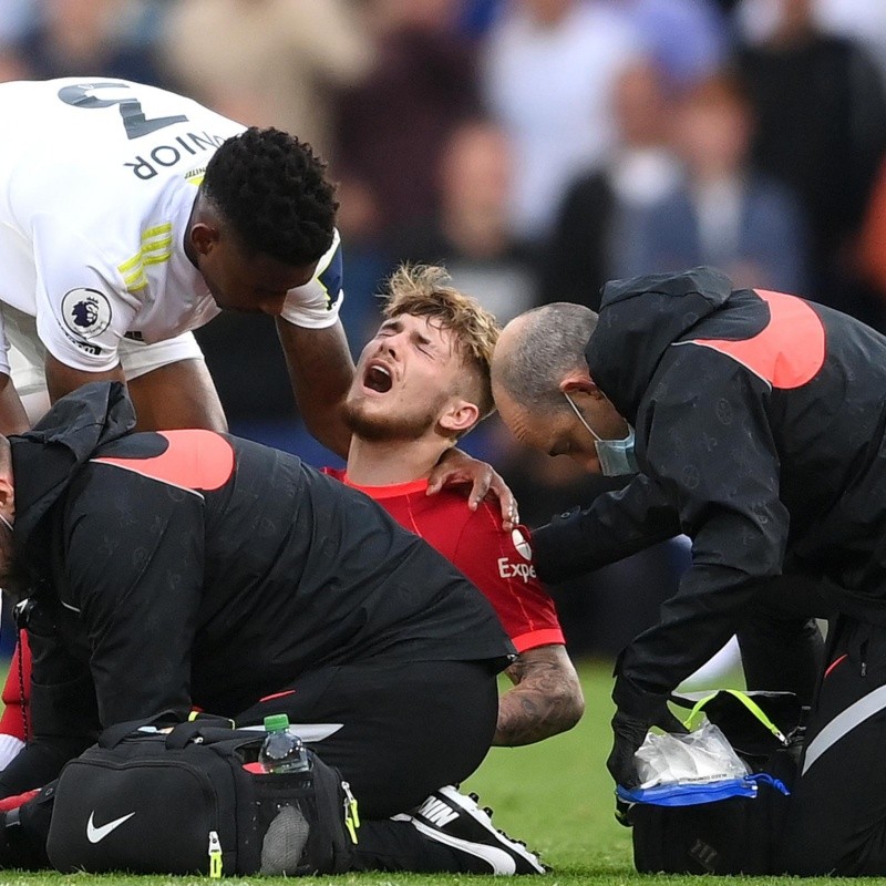 Harvey Elliott tuvo un noble gesto y defendió al jugador de Leeds que lo lesionó