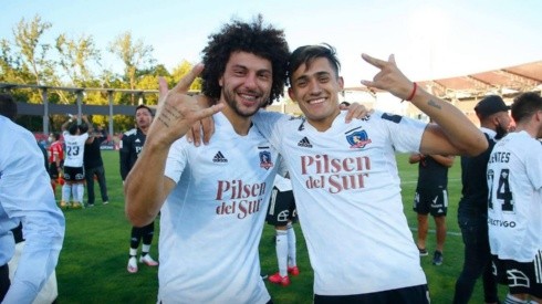 Maxi Falcón y Pablo Solari son pura buena onda en Colo Colo.