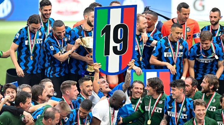 Inter Milan title celebration