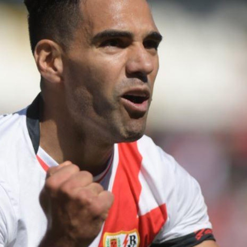 Debut y golazo: Falcao marcó en la goleada del Rayo Vallecano al Getafe