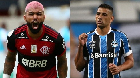 Flamengo e Grêmio se enfrentam neste domingo (Foto: Getty Images)