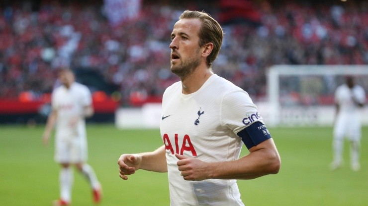 Harry Kane en el duelo ante Chelsea.