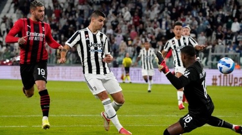 Álvaro Morata, autor del gol de Juventus.