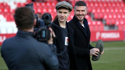 Romeo y David Beckham