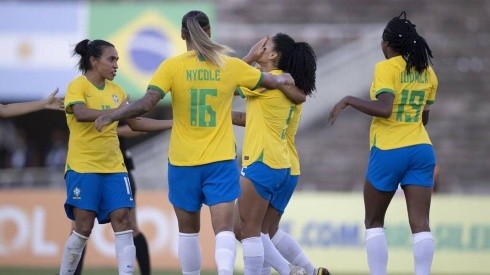 Brasil venceu por 4 a 1 nesta segunda. (Foto: Reprodução Instagram Seleção Feminina de Futebol)