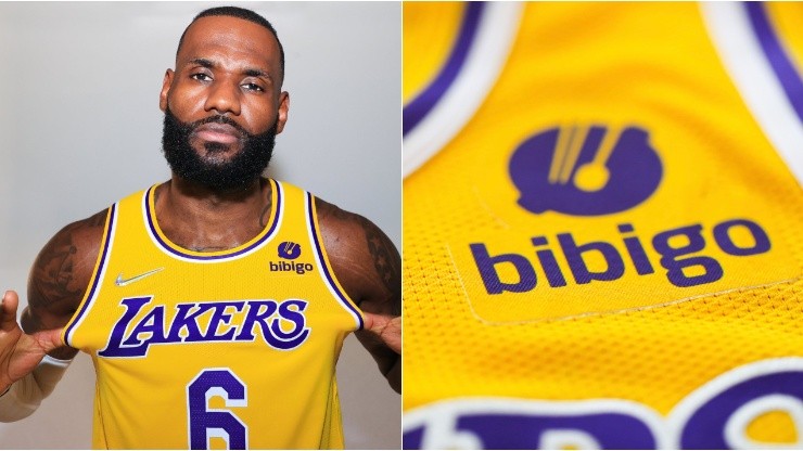 LeBron James luce la nueva camiseta de Los Angeles Lakers que trae