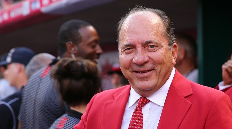 Former Cincinnati Reds player Johnny Bench looks on prior to the 86th MLB All-Star Game at the Great American Ball Park on July 14, 2015 (Getty Images).