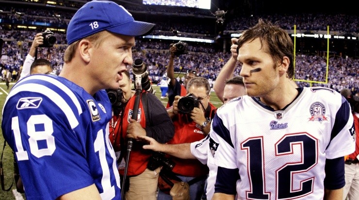 Peyton Manning y Tom Brady (Foto: Getty Images)