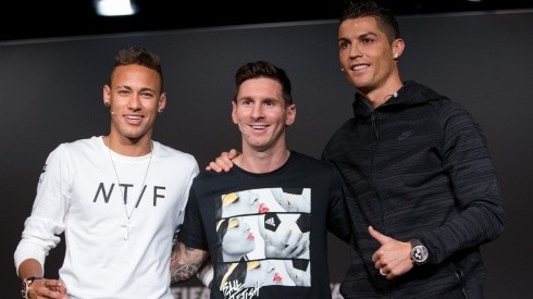 Neymar, Messi, and Cristiano Ronaldo