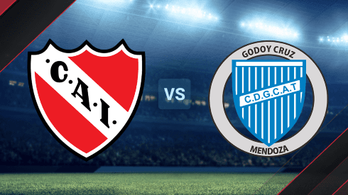 Independiente y Godoy Cruz se enfrentan por la Liga Profesional.