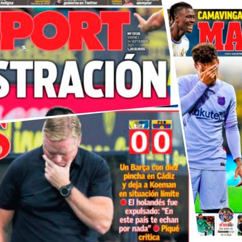 Barcelona acapara todas las portadas de los periódicos deportivos en España