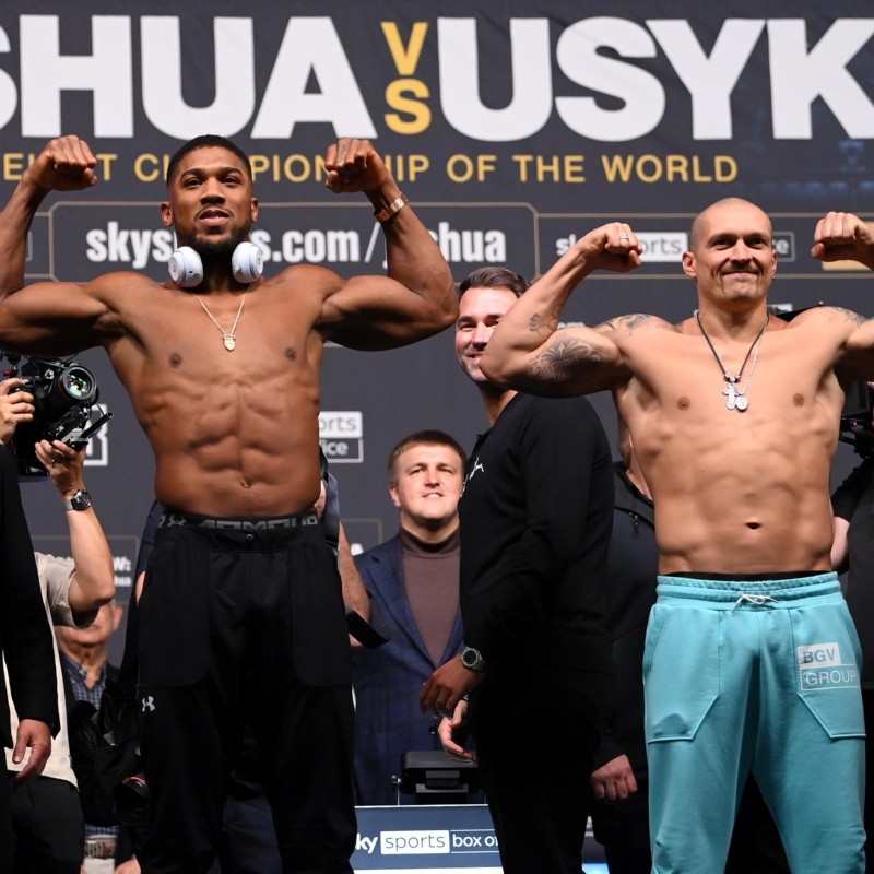 Qué canal transmite Anthony Joshua vs. Oleksandr Usyk por los títulos AMB, FIB y OMB de la división pesado