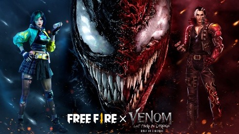 Filme Venom: Tempo de Carnificina será o próximo tema de Free Fire