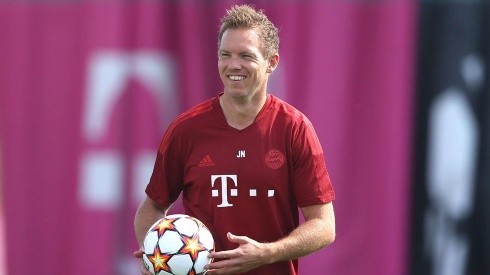 Julian Nagelsmann en entrenamiento de Bayern Múnich.