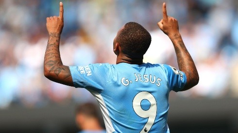 Gabriel Jesus marcou o gol da vitória do Manchester City sobre o Chelsea (Foto: Getty Images)