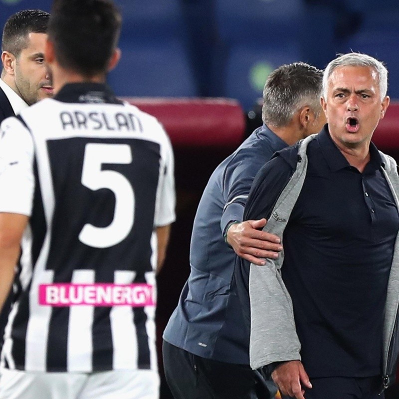 Mourinho fue lapidario con la actuación de los árbitros en la derrota de Roma