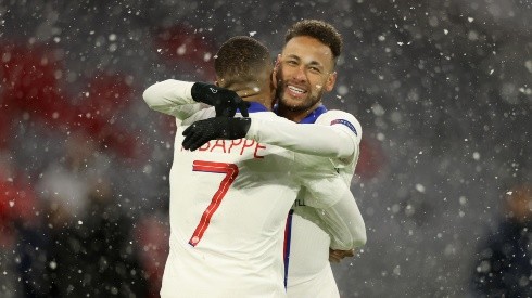 Neymar y Kylian Mbappé