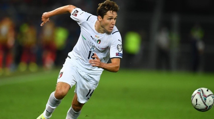 Federico Chiesa with Italy (Getty)