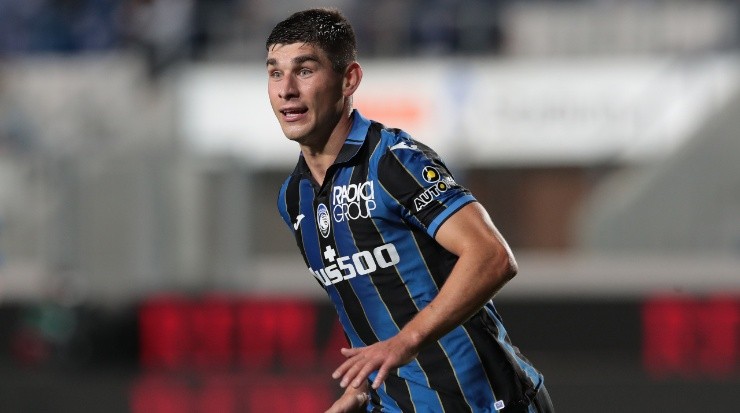 Ruslan Malinovskyi in action for Atalanta. (Getty)