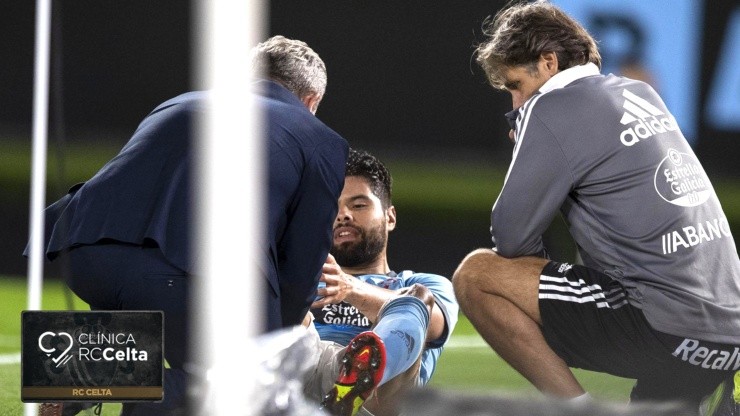 Néstor Araujo, lesionado en Celta de Vigo