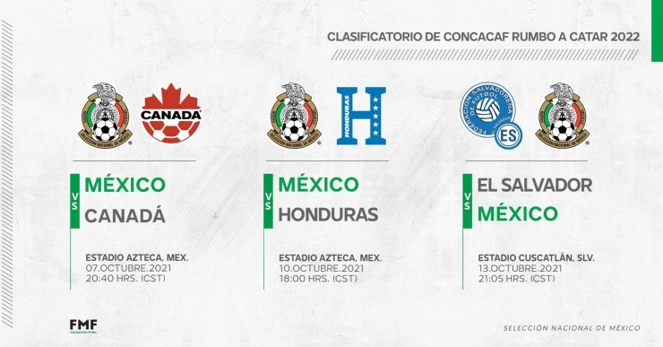 Foto: Twitter oficial de la Selección de México.