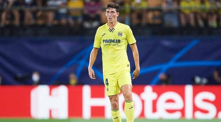 Pau Torres of Villarreal in action during the UEFA Champions League group F match between Villarreal CF and Atalanta (Getty)
