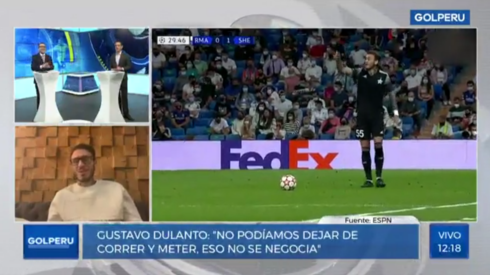 Gustavo Dulanto habló de su partidazo contra el Real Madrid.
