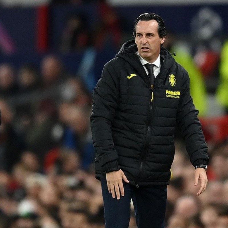 Unai Emery terminó de malas pulgas tras el juego de su Villarreal ante Manchester United